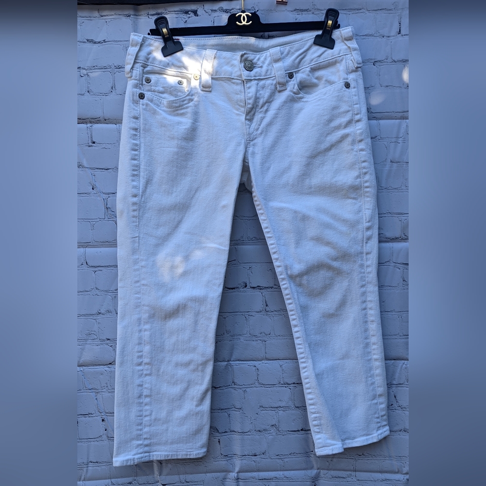 WHITE TRUE RELIGION JEANS WOMENS SIZE 32